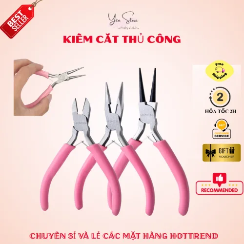 Bộ Kiềm Cắt DIY Đa Năng, Dụng Cụ Thủ Công Handmade, Làm Trang Sức, Cắt Dây Kẽm, Uốn Dây Kim Loại